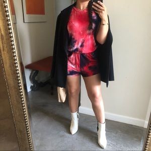 American apparel tie dye romper